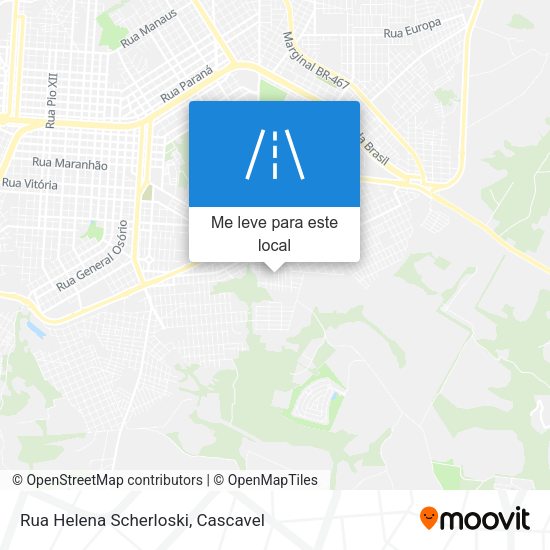 Rua Helena Scherloski mapa