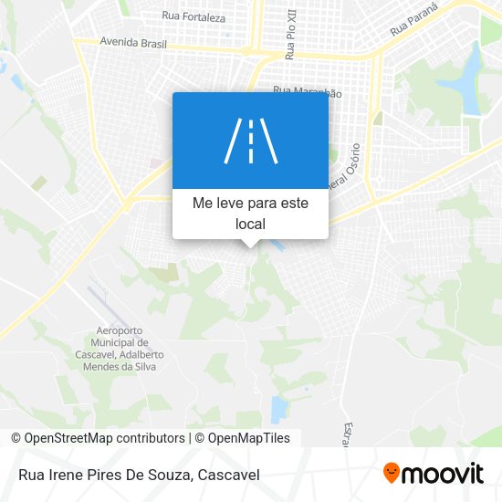 Rua Irene Pires De Souza mapa
