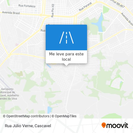 Rua Júlio Verne mapa