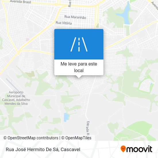 Rua José Hermito De Sá mapa