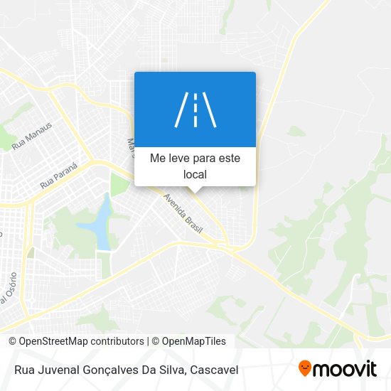 Rua Juvenal Gonçalves Da Silva mapa