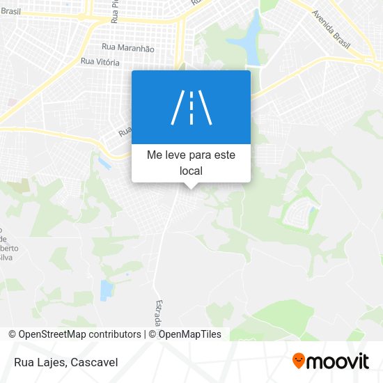 Rua Lajes mapa