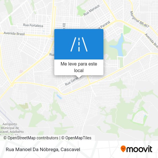 Rua Manoel Da Nóbrega mapa