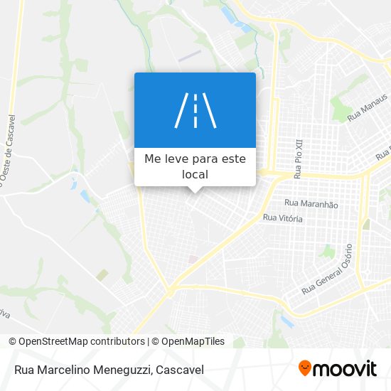 Rua Marcelino Meneguzzi mapa