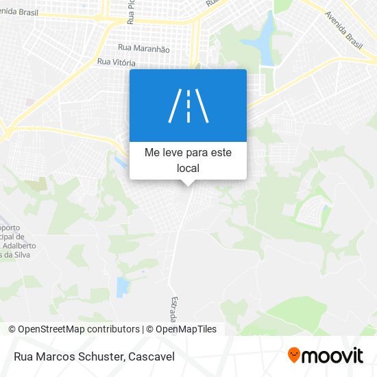 Rua Marcos Schuster mapa