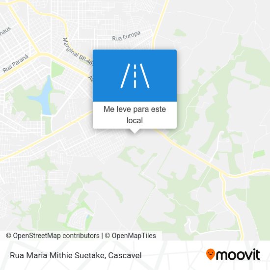 Rua Maria Mithie Suetake mapa