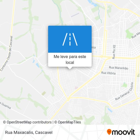 Rua Maxacalis mapa