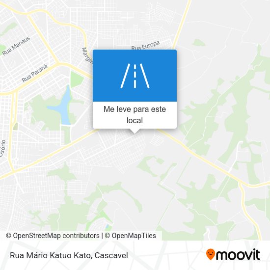 Rua Mário Katuo Kato mapa