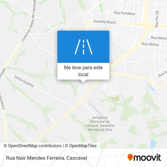 Rua Nair Mendes Ferreira mapa