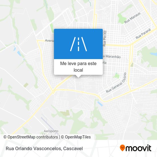 Rua Orlando Vasconcelos mapa