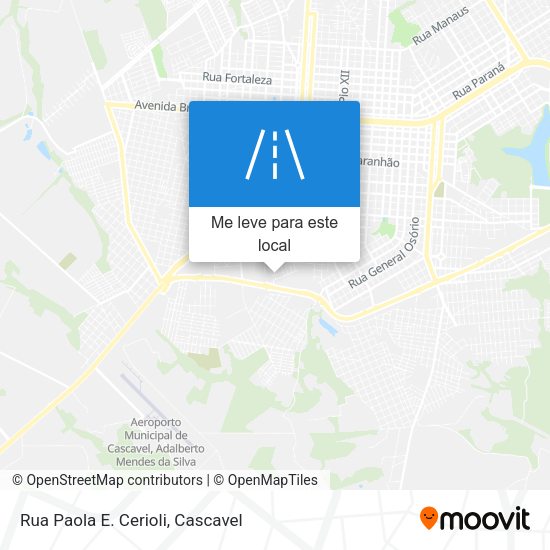 Rua Paola E. Cerioli mapa