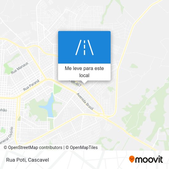 Rua Poti mapa