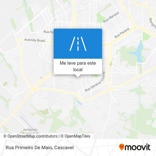 Rua Primeiro De Maio mapa