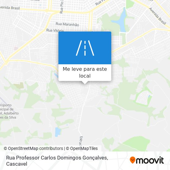 Rua Professor Carlos Domingos Gonçalves mapa