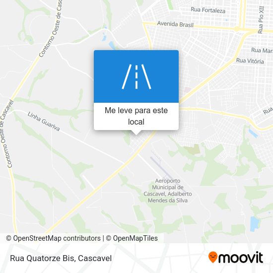 Rua Quatorze Bis mapa