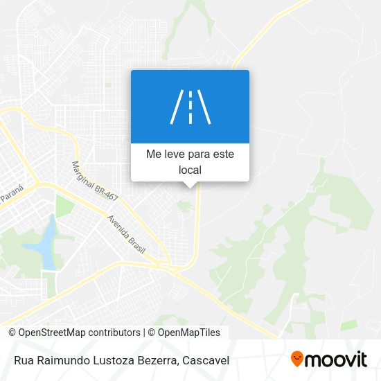 Rua Raimundo Lustoza Bezerra mapa