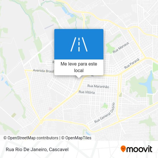 Rua Rio De Janeiro mapa