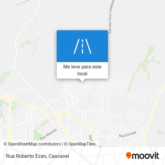 Rua Roberto Ezan mapa