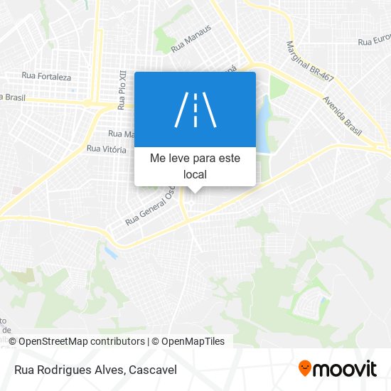 Rua Rodrigues Alves mapa