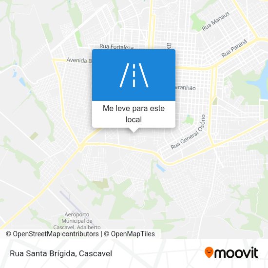 Rua Santa Brígida mapa