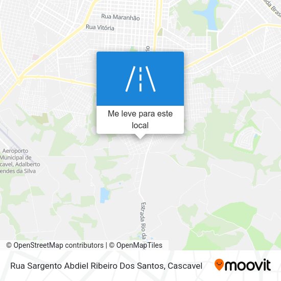Rua Sargento Abdiel Ribeiro Dos Santos mapa