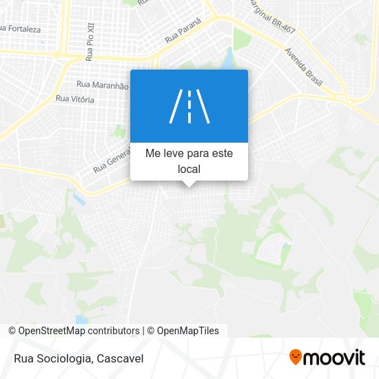 Rua Sociologia mapa