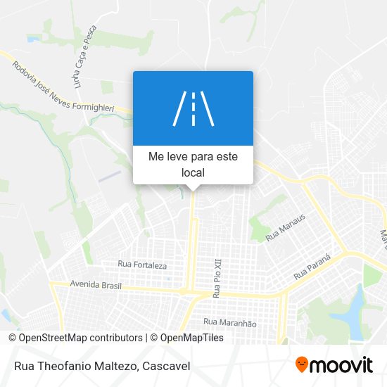 Rua Theofanio Maltezo mapa