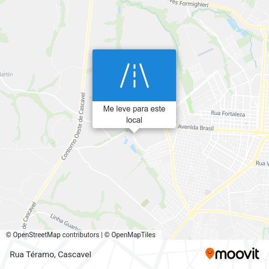 Rua Téramo mapa