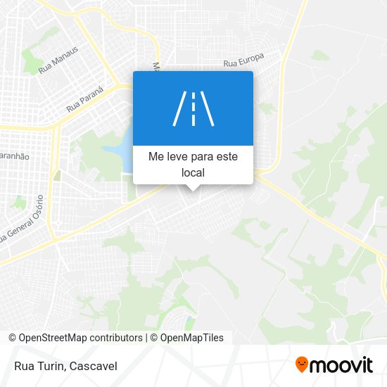 Rua Turin mapa
