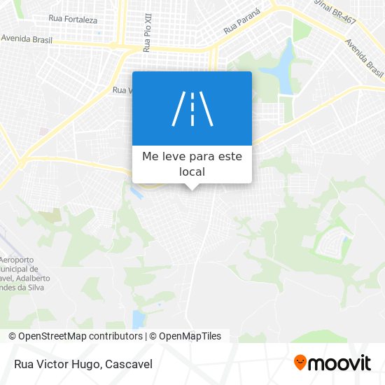 Rua Victor Hugo mapa