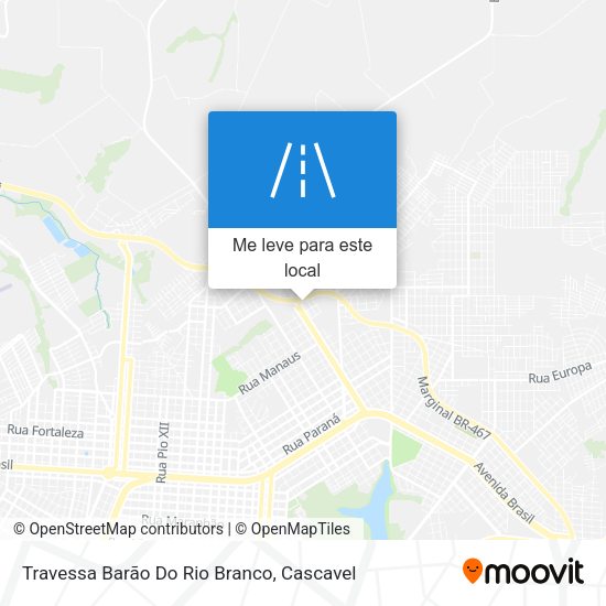 Travessa Barão Do Rio Branco mapa