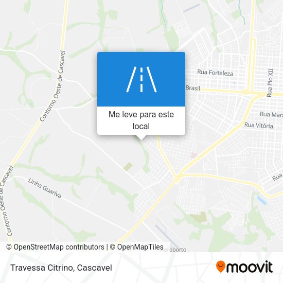 Travessa Citrino mapa