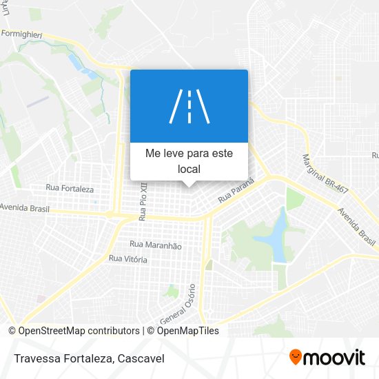 Travessa Fortaleza mapa