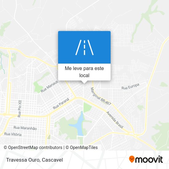 Travessa Ouro mapa
