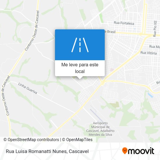 Rua Luisa Romanatti Nunes mapa