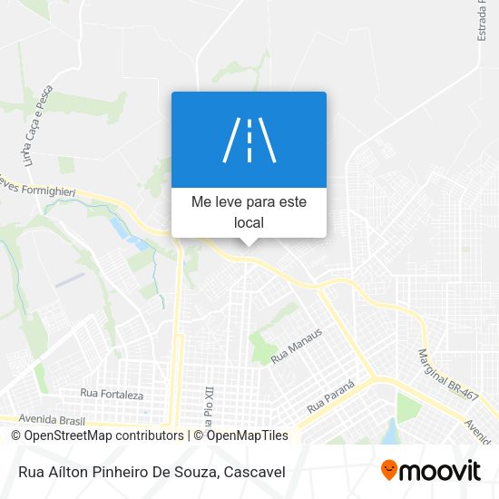 Rua Aílton Pinheiro De Souza mapa