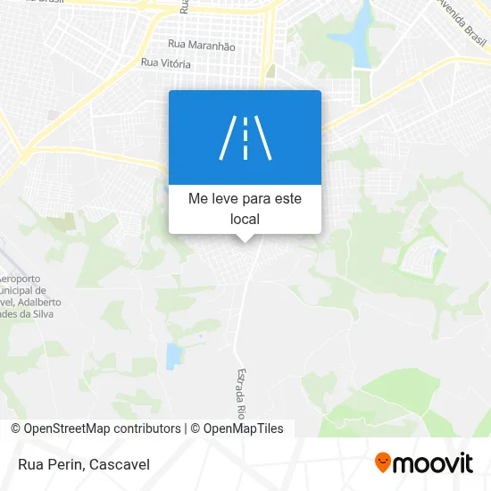 Rua Perin mapa
