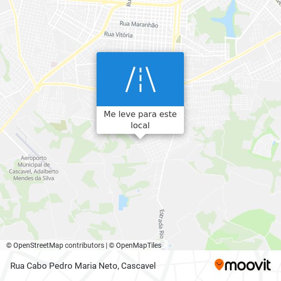 Rua Cabo Pedro Maria Neto mapa