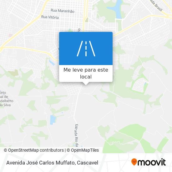 Avenida José Carlos Muffato mapa