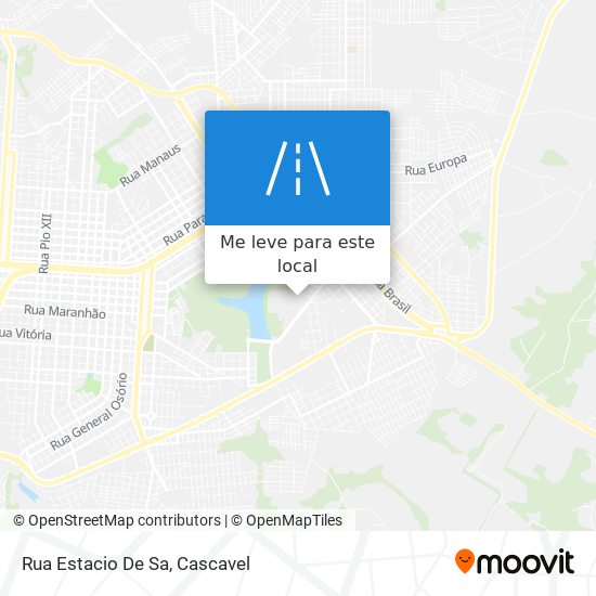 Rua Estacio De Sa mapa