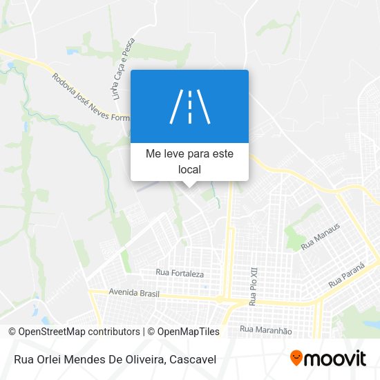 Rua Orlei Mendes De Oliveira mapa