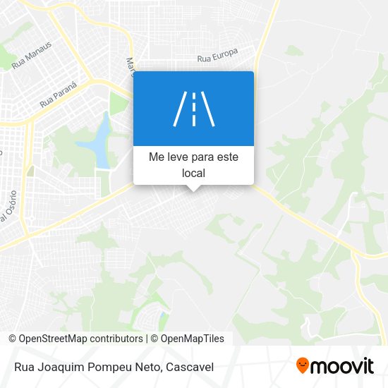 Rua Joaquim Pompeu Neto mapa
