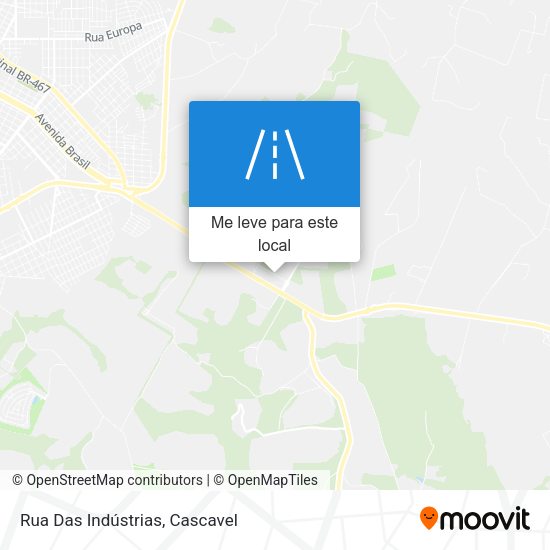 Rua Das Indústrias mapa