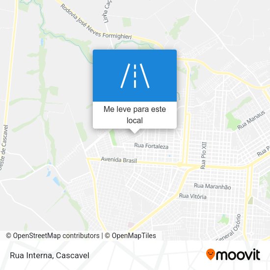 Rua Interna mapa