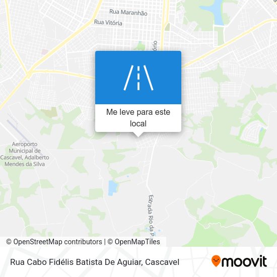 Rua Cabo Fidélis Batista De Aguiar mapa