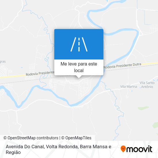 Avenida Do Canal mapa