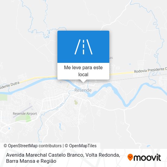 Avenida Marechal Castelo Branco mapa