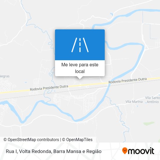 Rua I mapa