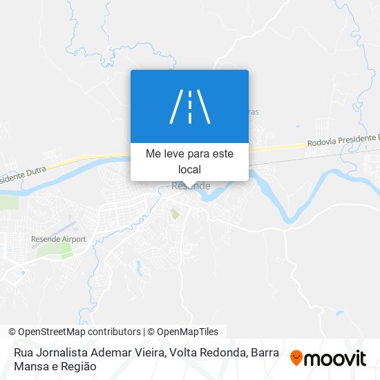 Rua Jornalista Ademar Vieira mapa