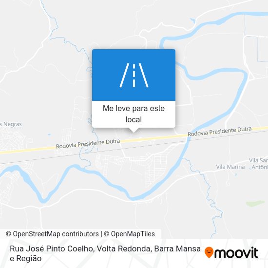 Rua José Pinto Coelho mapa